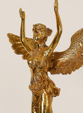 法式复古天使摆件欧式雕刻装饰艺术别墅客厅书房玄关奢华大理石