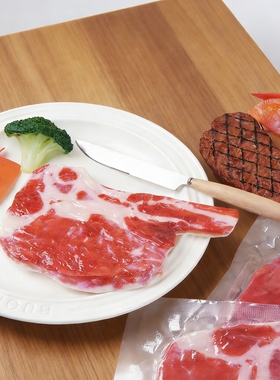 仿真战斧牛排西餐厅装饰品假道具