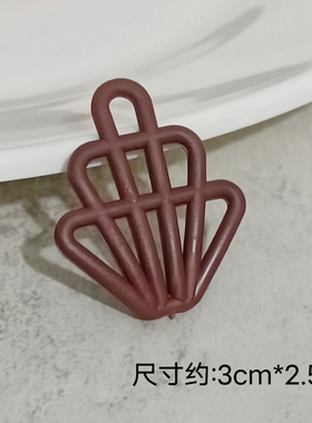 仿真巧克力插片扇形拉花diy手工