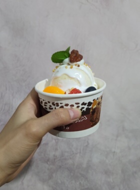 圣代杯冰淇淋模型仿真模型道具