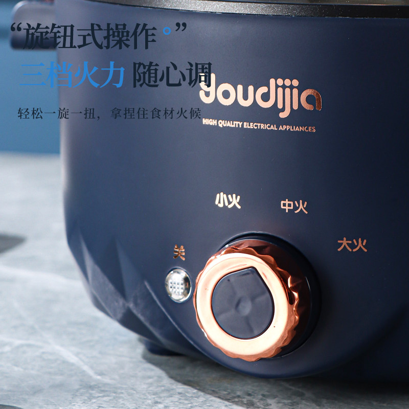 电煮锅多功能一体锅电热火锅专用锅家用蒸煮炖宿舍小电锅炒菜炒锅,淘宝优惠券,粉丝福利购,淘宝优惠卷