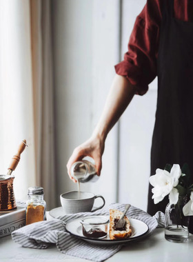 复古黄油刀镀银餐刀摄影道具