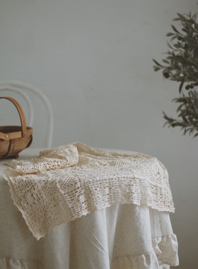 镂空餐巾盖巾桌布桌垫静物拍摄