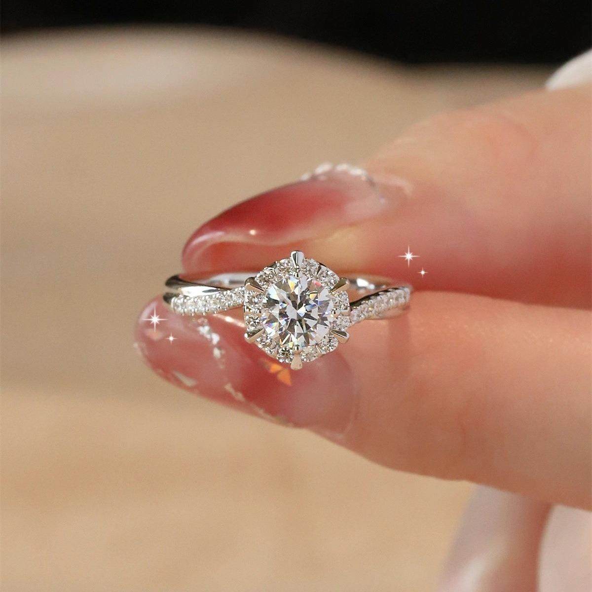 奥特莱斯品牌折扣店撤柜清仓捡漏 优雅六爪大钻戒指outlets女配饰,淘宝优惠券,粉丝福利购,淘宝优惠卷