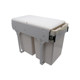 Push-pull pull drawer type hidden storage cabinet