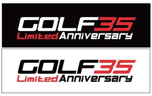 大众高尔夫7 golf6GTI改装装饰灯眉贴35周年纪念引擎盖机盖拉花贴-图0