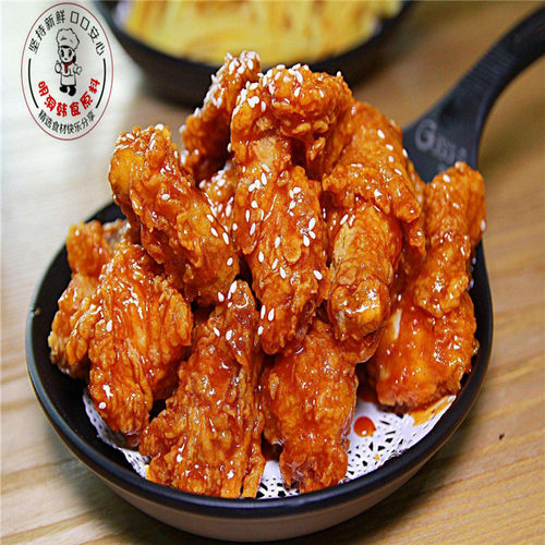 韩明洞韩式炸鸡酱特辣味炸鸡酱蘸酱料炸鸡店用特辣味炸鸡酱料1Kg - 图0