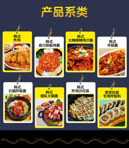 韩明洞韩式炸鸡酱特辣味炸鸡酱蘸酱料炸鸡店用特辣味炸鸡酱料1Kg - 图1