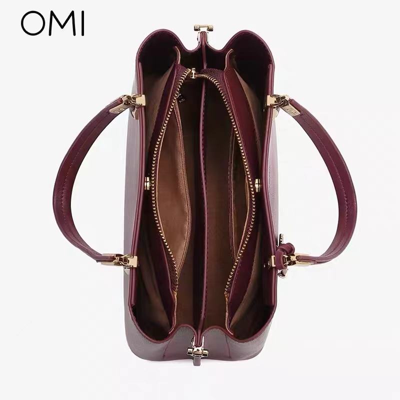 欧米OMI女包2022新款大容量通勤包包经典潮流托特包手提包单肩包-图1