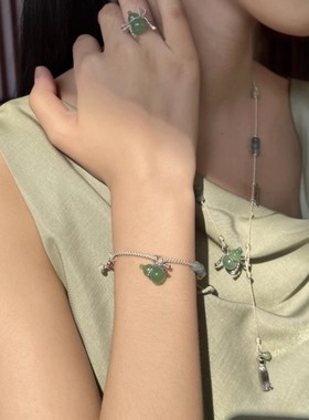 MARSEVEN 葫芦与蛇系列绳结葫芦手链原创设计趣味个性时尚饰品