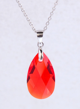 22mm奥地利水晶项链女韩国十字链