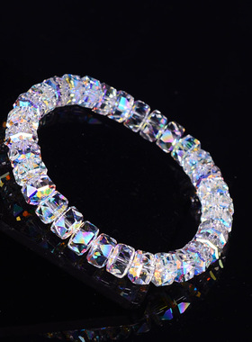 闪亮新运转珠奥地利进口施华元素手链女2023年新款手串轻奢高级