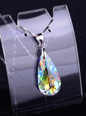 水晶套餐纯银项链耳环达人推荐