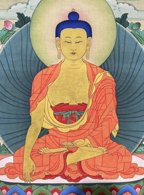 唐卡佛像挂画客厅装饰画玄关走廊挂画