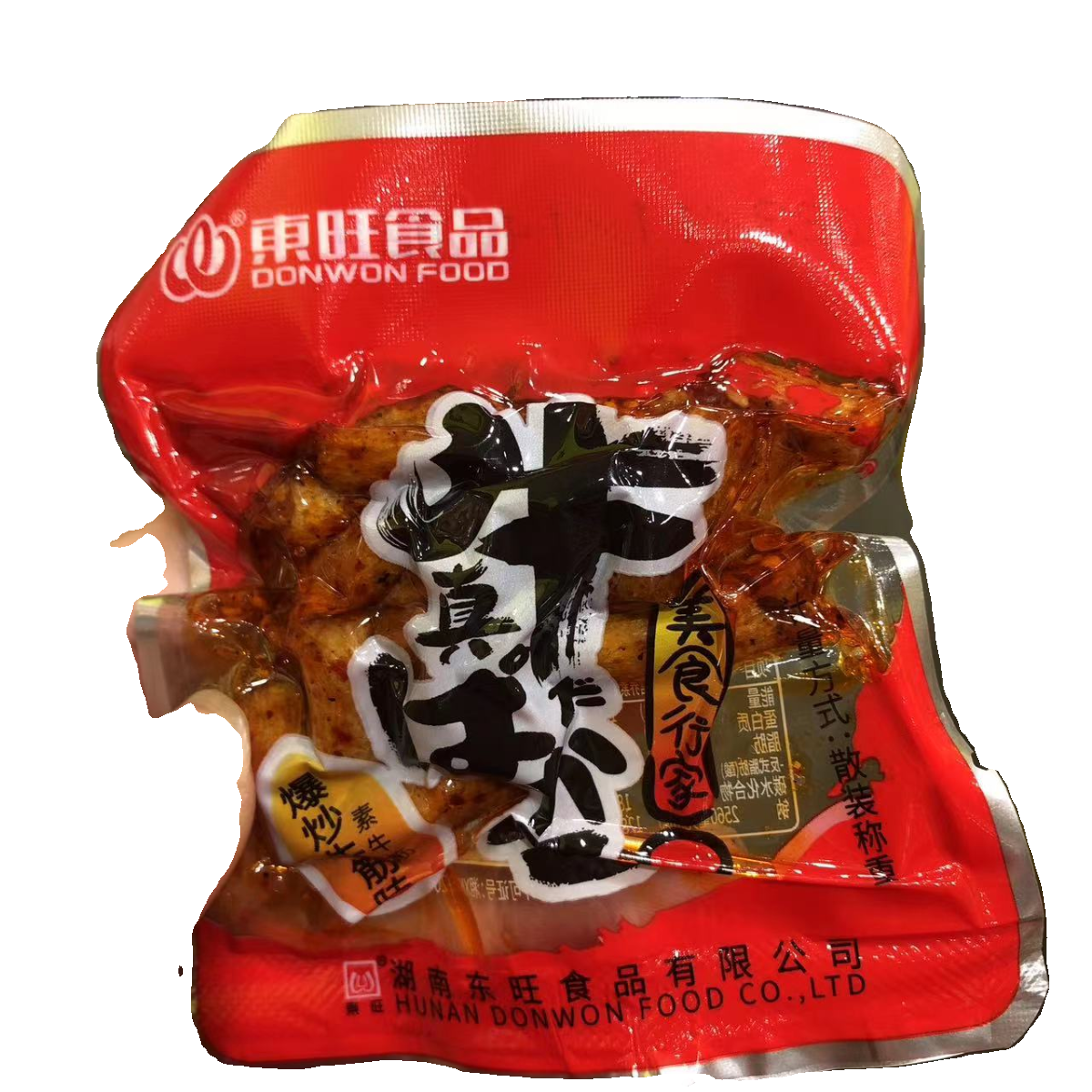 零食很忙东旺真牛素牛筋爆炒牛筋味湖南麻辣儿时休闲小吃满38包邮 - 图3