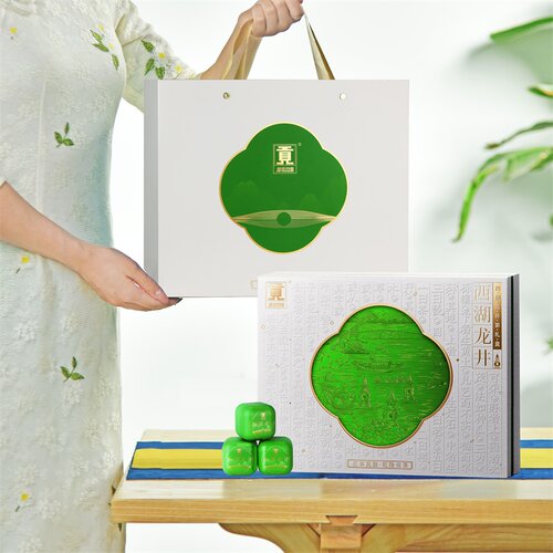 2026新茶上市 贡牌正宗明前AAA级西湖龙井茶叶礼盒装绿茶送礼长辈 - 图1
