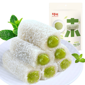 百草味零食麻薯抹茶糕点