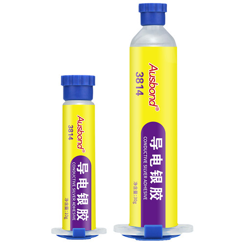 纳米银浆导电胶银漆笔太阳能光伏板补线银色金属耐高温银胶速干银粉快干室温加热固化免焊接胶水扫描电镜实验 - 图3