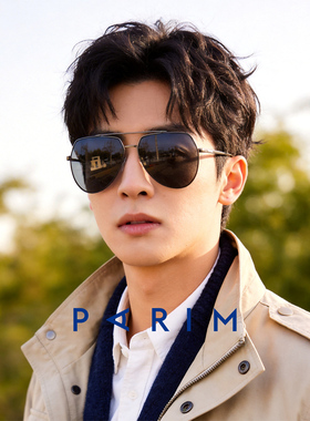 派丽蒙时尚墨镜男款户外防强光炫光太阳镜防晒大框双梁偏光眼镜