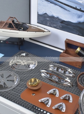 YU ' 屿物 复古轻奢样板房邮轮游艇主题摆件售楼处展览摆设道具组