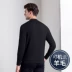 Hengyuan Xiang máy có thể giặt quần áo len nam dây kéo cardigan đứng cổ áo 2019 áo len mùa xuân áo len nam - Cardigan