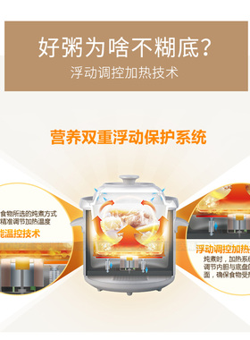 全自动白瓷大容量定时快慢电炖锅