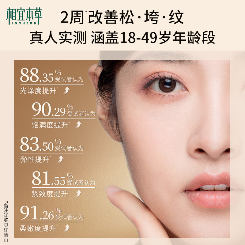 相宜本草焕活鲜养水滋润密集山茶花 相宜本草面部护理套装