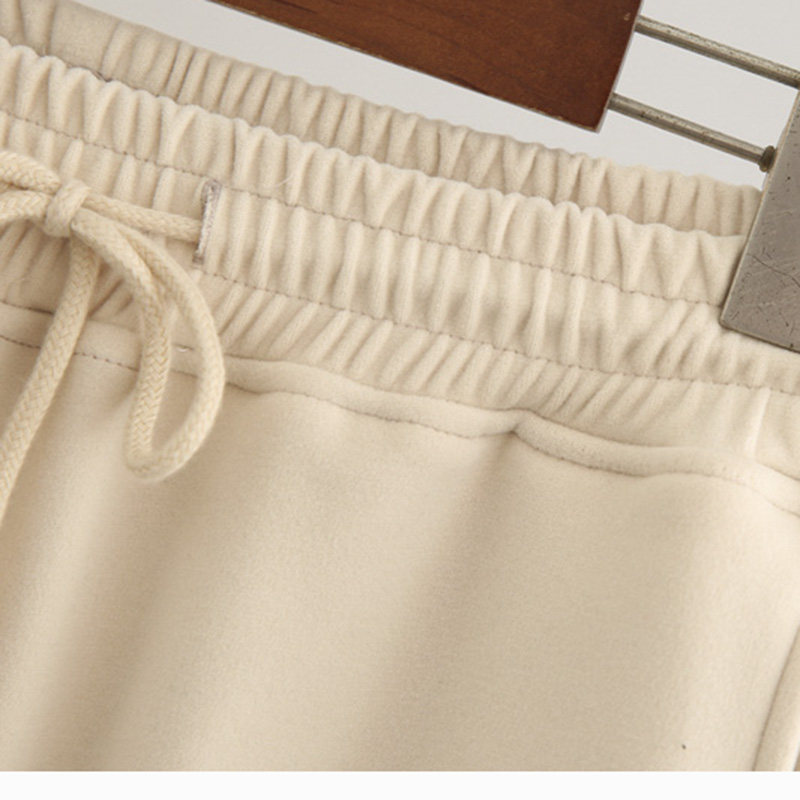 裤子女胖妹mm大码冬季加绒卫裤200斤抽绳高腰宽松运动休闲哈伦裤,淘宝优惠券,粉丝福利购,淘宝优惠卷