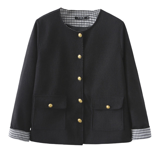 Large size coat women's 2025 spring new retro top