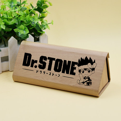 石纪元Dr.STONE石神千空浅雾幻琥珀游戏动漫二次元周边眼镜盒笔盒 - 图2