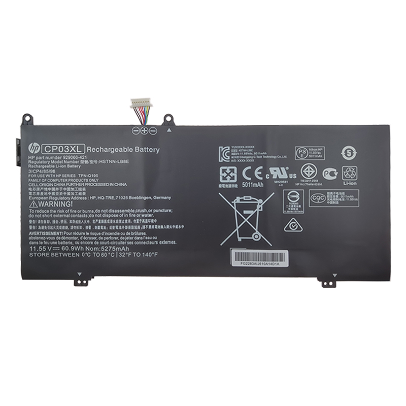 原装HP惠普Spectre x360 13t 13-ae001TU TPN-Q199 CP03XL 电池 - 图0