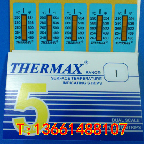 全国总代理英国THERMAX测温纸 TMC热敏试纸 示温贴片 温度试纸 - 图1