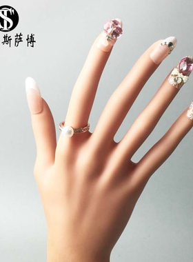 托马斯萨博玫瑰金珍珠永恒戒指