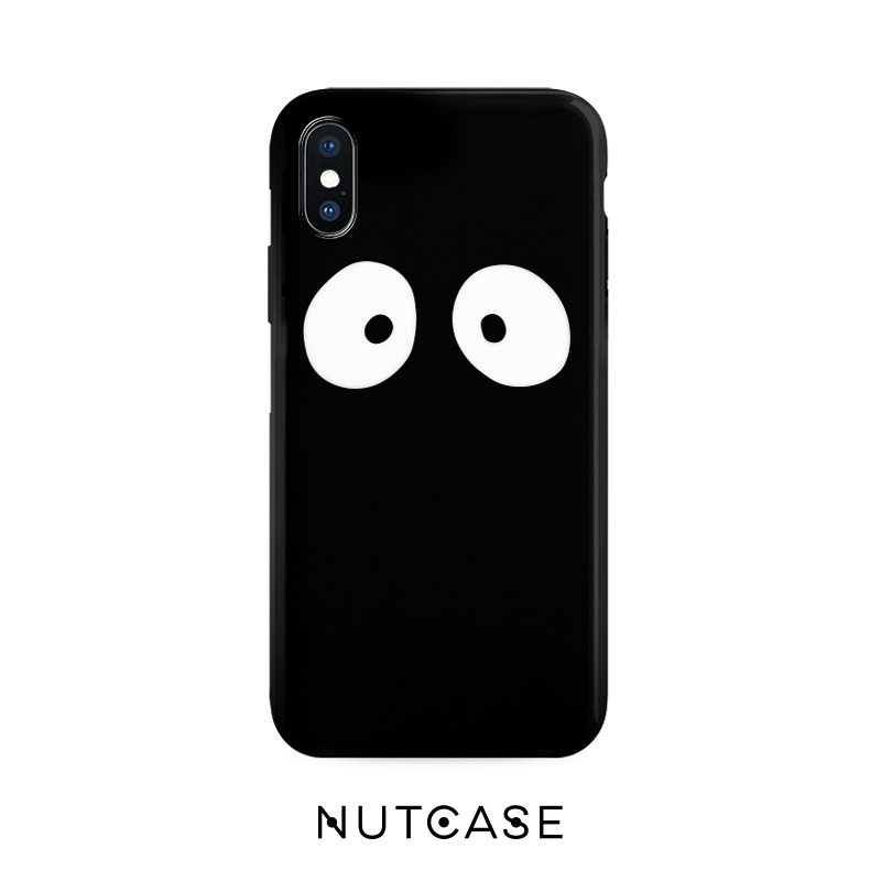 大眼睛iphone xs max手機殼蘋果XR 矽膠7p保護套8plus日系潮殼