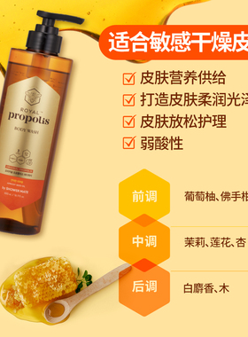 爱敬沐浴伴侣蜂浆茶树精油沐浴露
