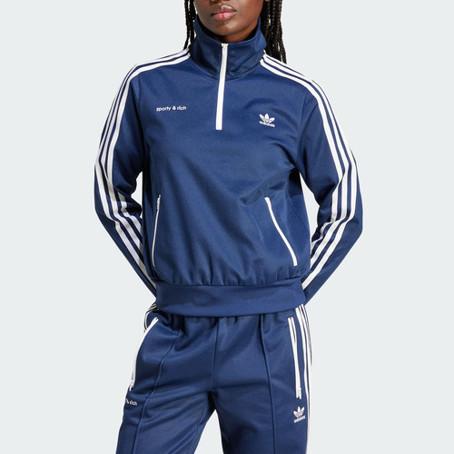Adidas/阿迪达斯正品三叶草女士时尚复古运动休闲上衣JD3770 - 图2