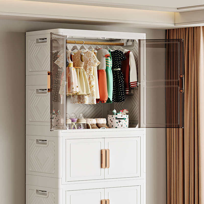 简易衣柜家用零食衣服塑料收纳婴儿整理儿童储物柜小箱安新疆包邮,淘宝优惠券,粉丝福利购,淘宝优惠卷