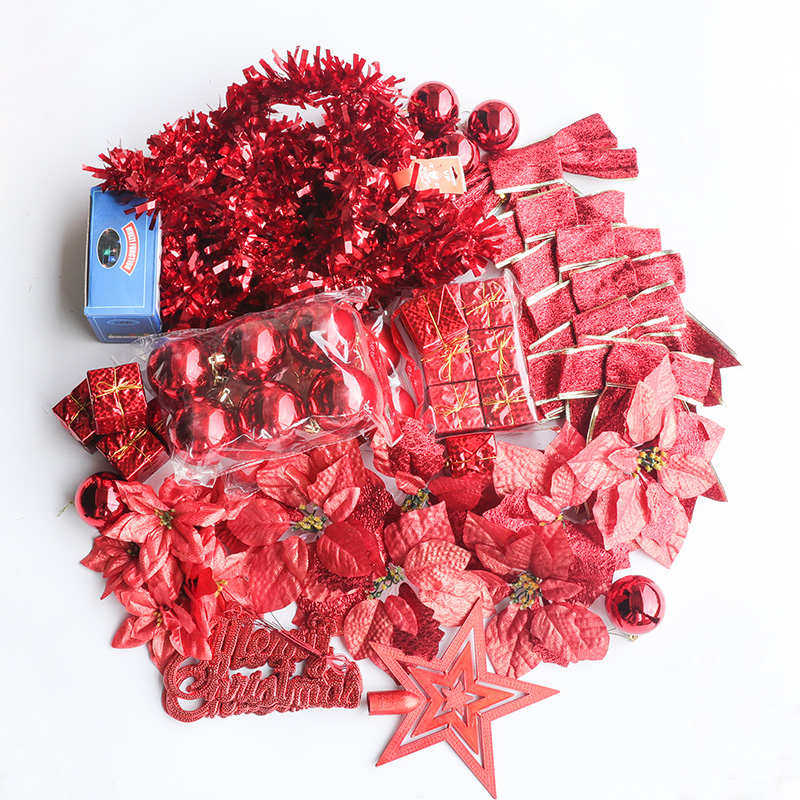 1.152./4米圣诞树3./182装饰品家用圣诞节/.套餐挂饰圣诞树摆件/