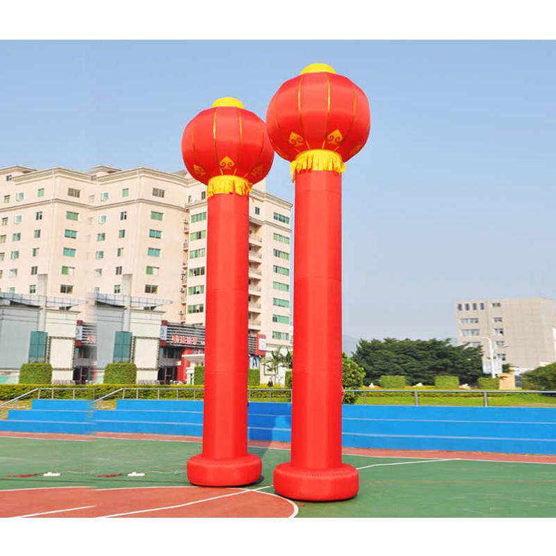 气金色5盘龙立柱充气充气气柱拱门广告庆典/开业 灯笼6 /柱米8