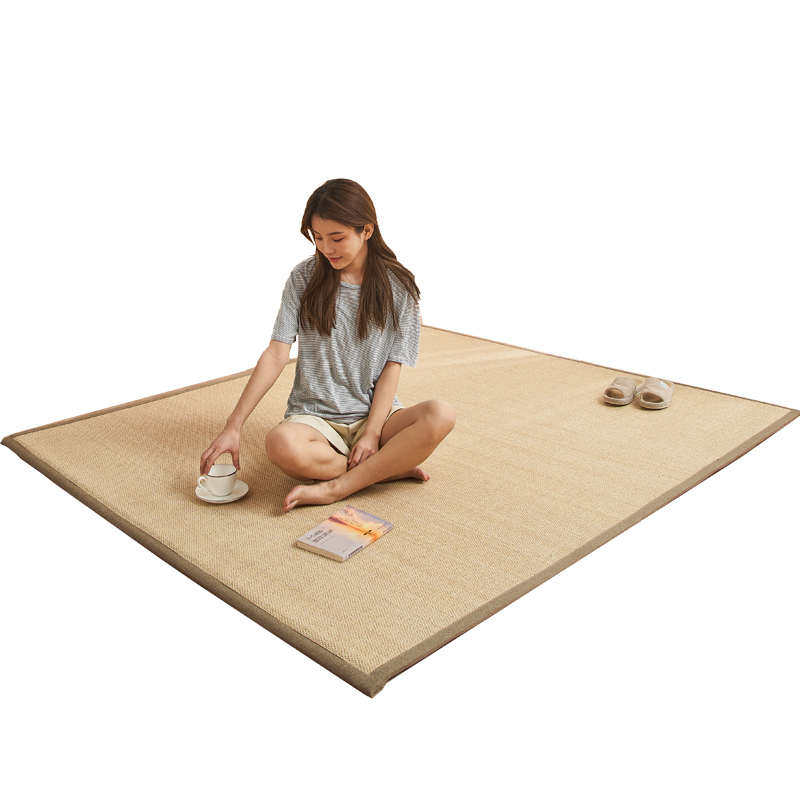 日式竹编榻榻米地垫卧室定制竹席飘全床边地毯房间铺凉席垫子窗毯,淘宝优惠券,粉丝福利购,淘宝优惠卷