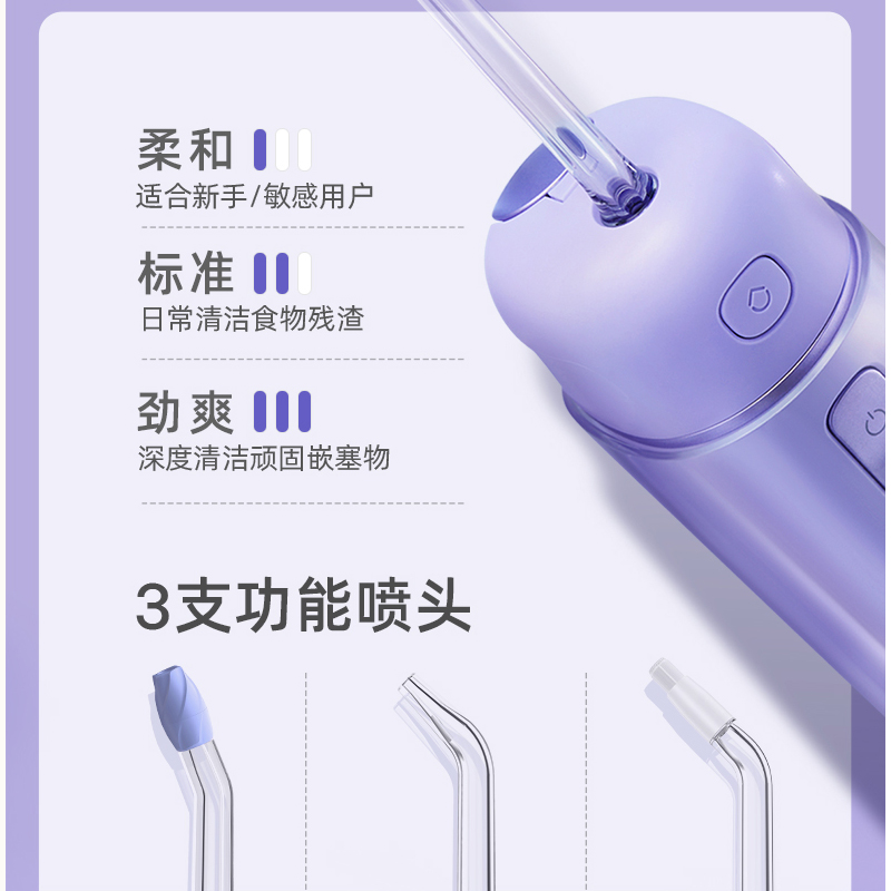 倍至冲牙器胶囊二代便携式洗牙齿器清洁迷你家用正畸水牙线A30Pro-图2