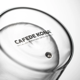 Cafede Kona Double -слоя теплоизоляционная стеклянная стеклянная чашка с кофейной чашкой кофейная чашка одиночная чашка стакана Glass Cup 170 мл