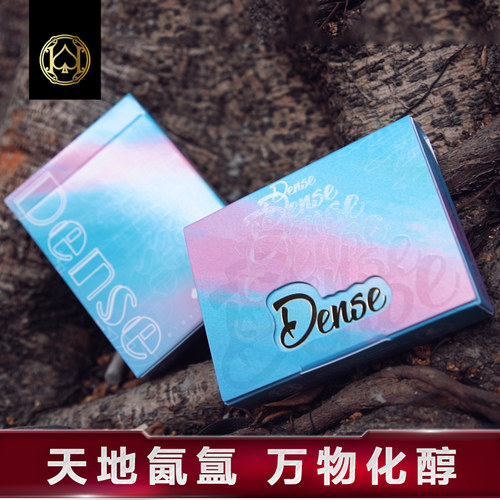 汇奇进口收藏精品花切高颜值扑克牌 氤氲V2 dense 创意潮流练习牌 - 图0