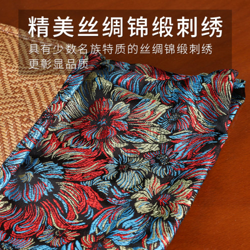 茶叶包装袋普洱茶白茶5饼7饼通用布袋纸编草绳民族风布包收纳定制 - 图1