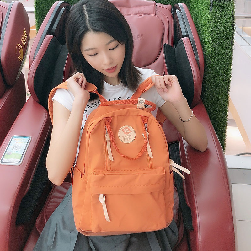 帆布共和国2020新款简约学生双肩包 canvasrepublic双肩背包