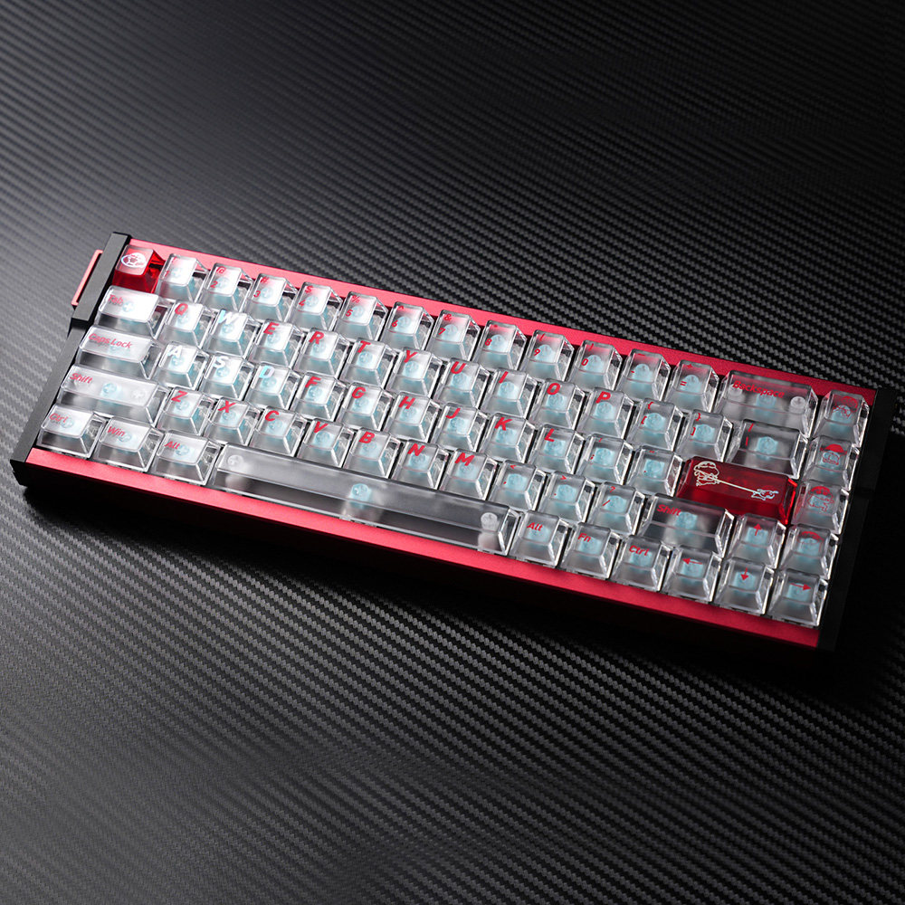 蜡笔小新主题键帽二面雾透pc材质原厂高度适配机械键盘atk68MAD60 - 图0