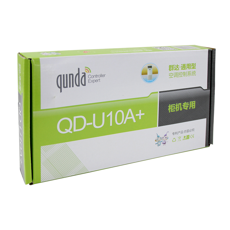 群达QD-U10A+电加热柜机空调电脑板控制板通用型万能改装板显示屏-图0