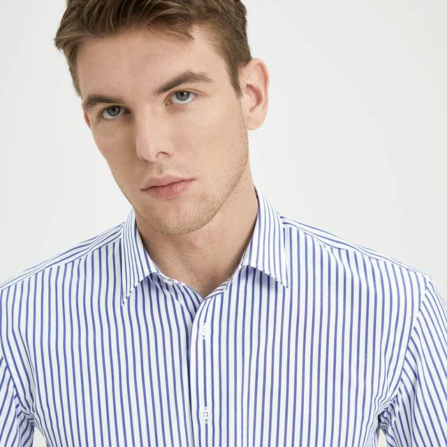 Xinjiang cotton thin breathable business formal short-sleeved shirt