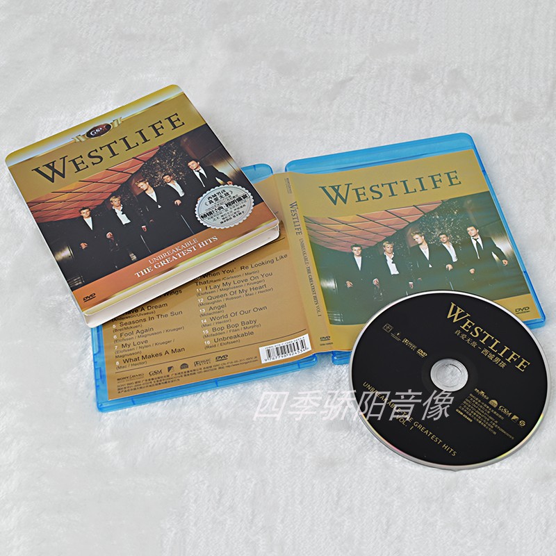 正版西城男孩 WESTLIFE真爱无敌 DVD唱片 THE GREATEST HITS-图1