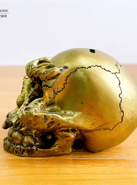 外贸骷髅头造型摆件 万圣节摆设 个性节日装饰品 创意礼品 收藏